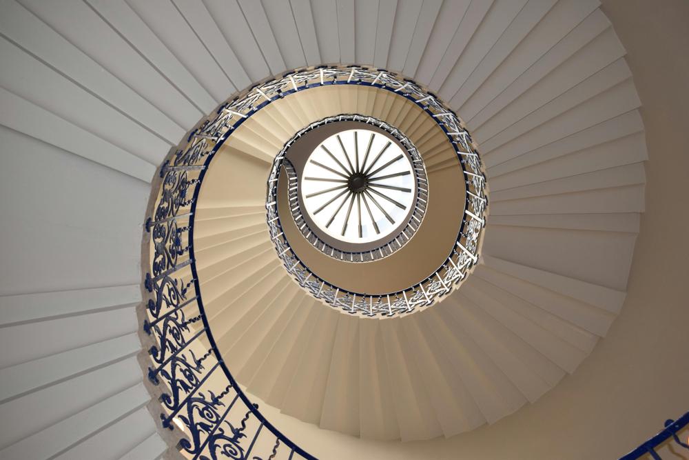 decorated staircase