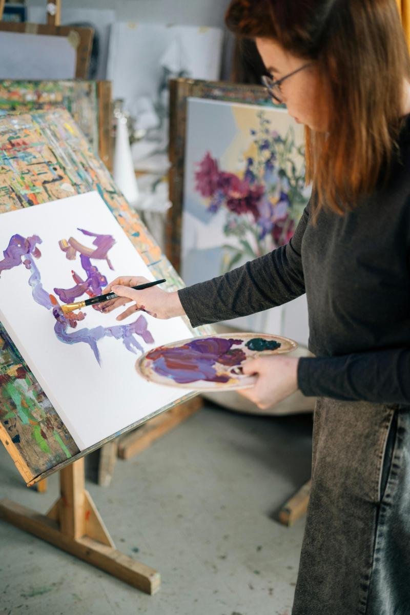 purple paint